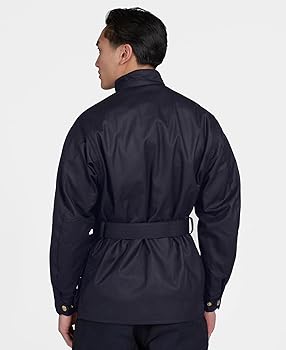 Barbour International Original Wax Jacket - Navy, blue, 40